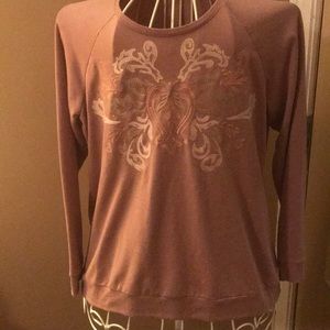 Logo Lounge by Lori Goldstein embroidered pullover